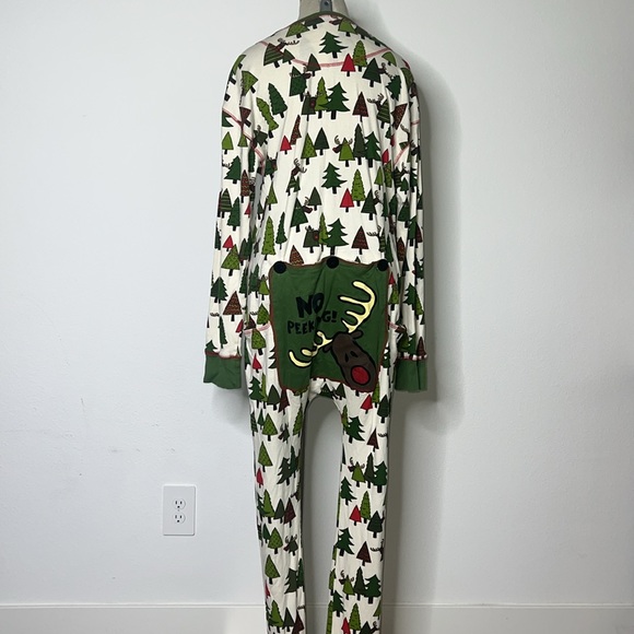 🔹 Lazy One Onsie Pajamas Christmas Trees and Reindeers - Picture 2 of 5